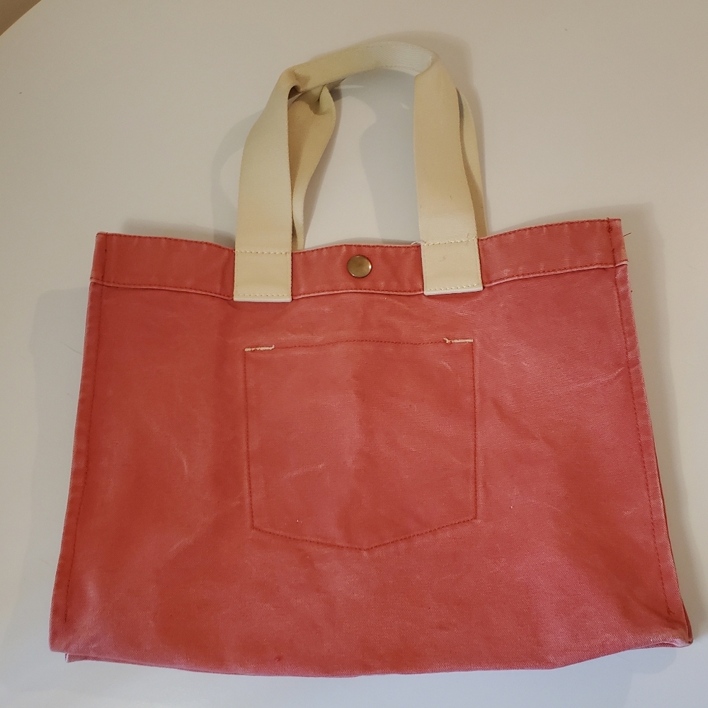 Gap Large Pink Denim Tote Bag